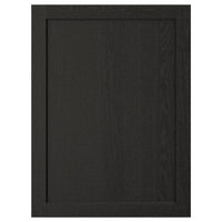 LERHYTTAN - Door, black stained, 60x80 cm - best price from Maltashopper.com 30356065