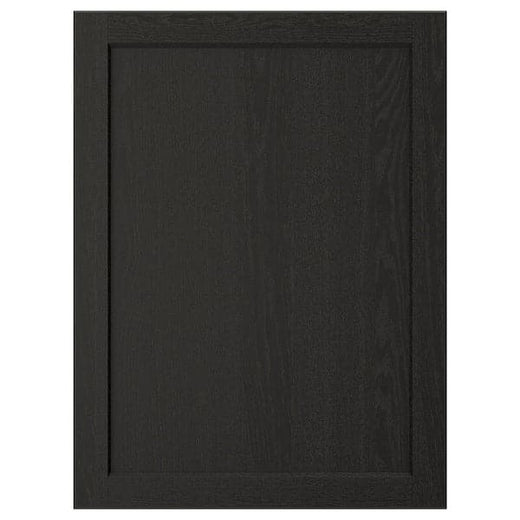 LERHYTTAN door, black stained, 60x80 cm
