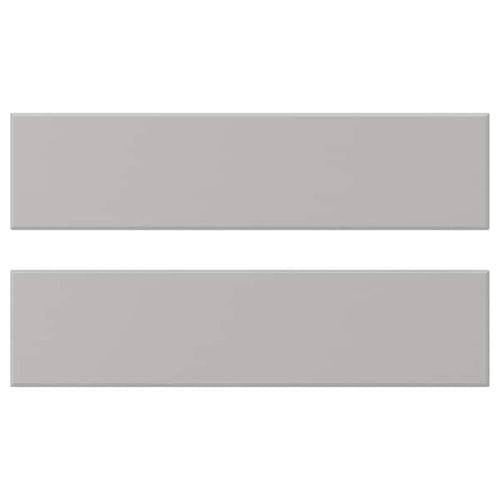 LERHYTTAN - Drawer front, light grey, 40x10 cm