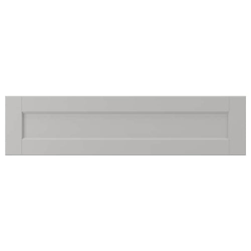 LERHYTTAN - Drawer front, light grey, 80x20 cm