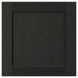 LERHYTTAN drawer front, black stained, 40x40 cm