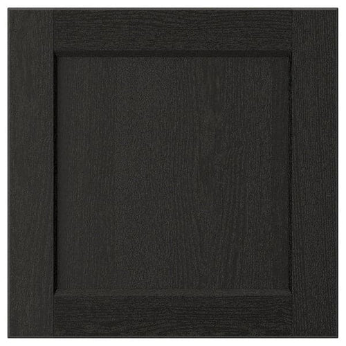 LERHYTTAN - Drawer front, black stained, 40x40 cm
