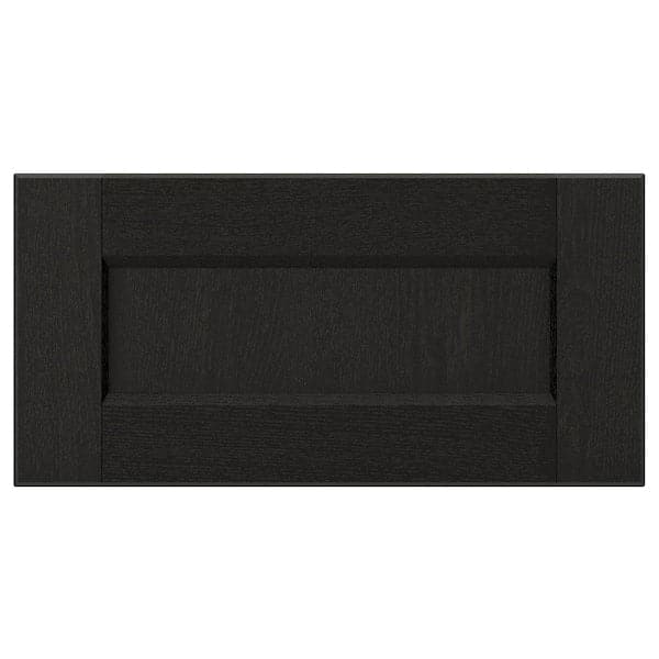 LERHYTTAN - Drawer front, black stained, 40x20 cm - best price from Maltashopper.com 70356068