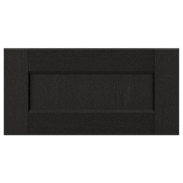 Ikea LERHYTTAN - Drawer front, black stained, 40x20 cm
