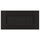 LERHYTTAN - Drawer front, black stained, 40x20 cm