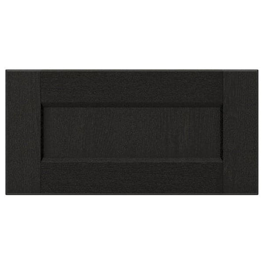 Ikea LERHYTTAN - Drawer front, black stained, 40x20 cm