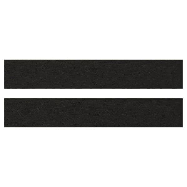 Ikea LERHYTTAN - Drawer front, black stained, 60x10 cm