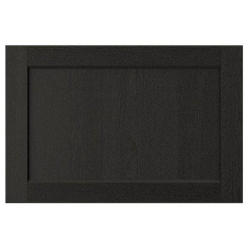LERHYTTAN - Drawer front, black stained, 60x40 cm