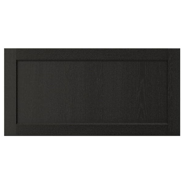 LERHYTTAN - Drawer front, black stained, 80x40 cm - best price from Maltashopper.com 20356075
