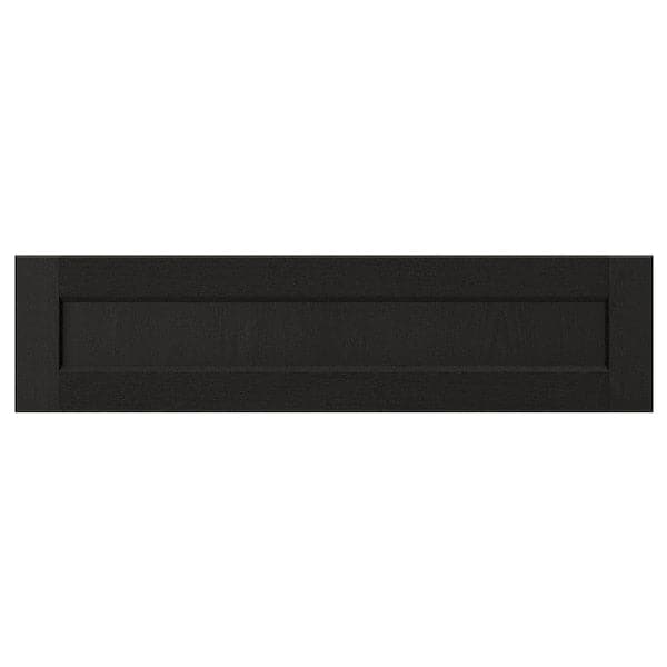 LERHYTTAN - Drawer front, black stained, 80x20 cm - best price from Maltashopper.com 50356074