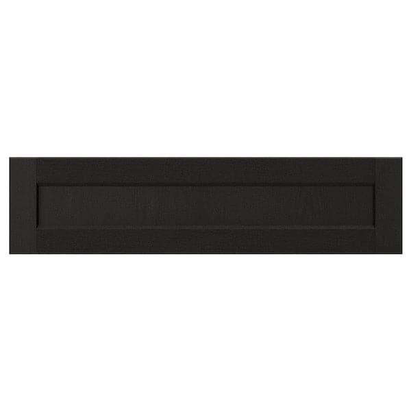 Ikea LERHYTTAN - Drawer front, black stained, 80x20 cm