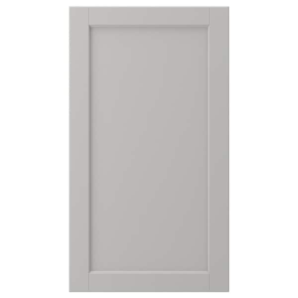 LERHYTTAN - Front for dishwasher, light grey, 45x80 cm