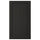 LERHYTTAN - LERHYTTAN Front for dishwasher, black stained, 45x80 cm