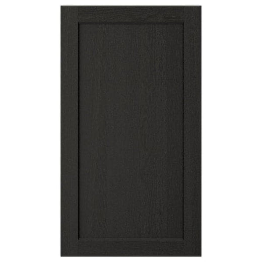 LERHYTTAN front for dishwasher, black stained, 45x80 cm