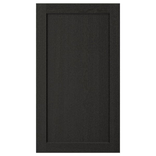 LERHYTTAN - Front for dishwasher, black stained, 45x80 cm - best price from Maltashopper.com 00356076