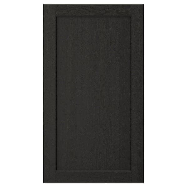 LERHYTTAN - Front for dishwasher, black stained, 45x80 cm - best price from Maltashopper.com 00356076