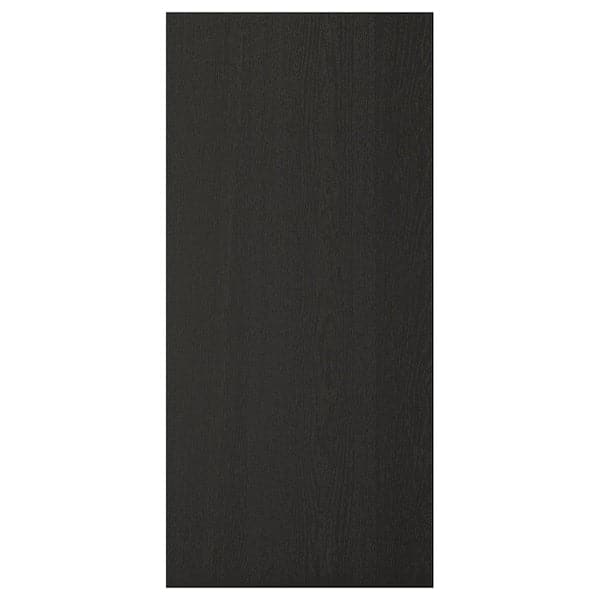 LERHYTTAN - Cover panel, black stained, 39x85 cm