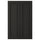 LERHYTTAN - LERHYTTAN 2-p door f corner base cabinet set, black stained, 25x80 cm