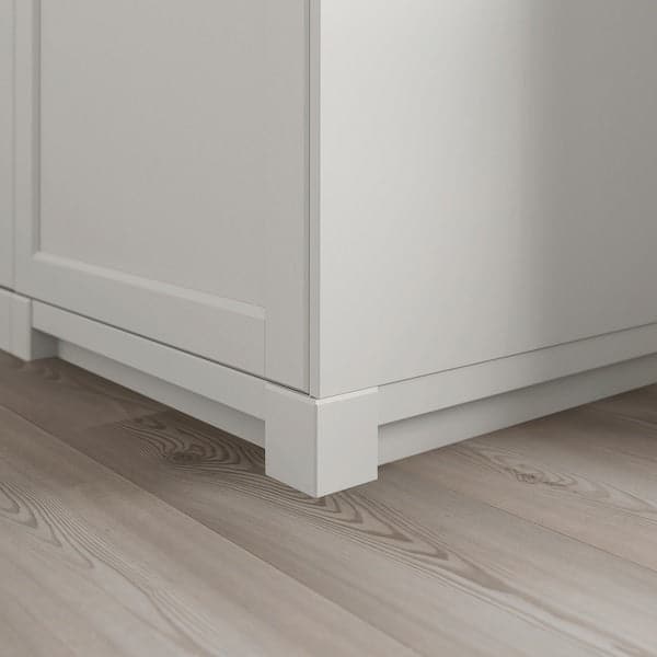 LERHYTTAN - Decorative plinth, light grey, 220 cm - best price from Maltashopper.com 70397808