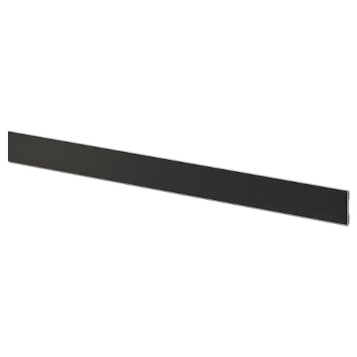 LERHYTTAN - Plinth, black stained, 220x8 cm