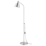 LERSTA floor/reading lamp, aluminium chrome effect, 15.5 cm