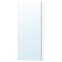 LETTAN - Mirror cabinet with door, mirror effect/mirror glass, 40x15x95 cm - best price from Maltashopper.com 40534920