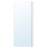 LETTAN mirror cabinet with door, mirror effect/mirror glass, 40x15x95 cm