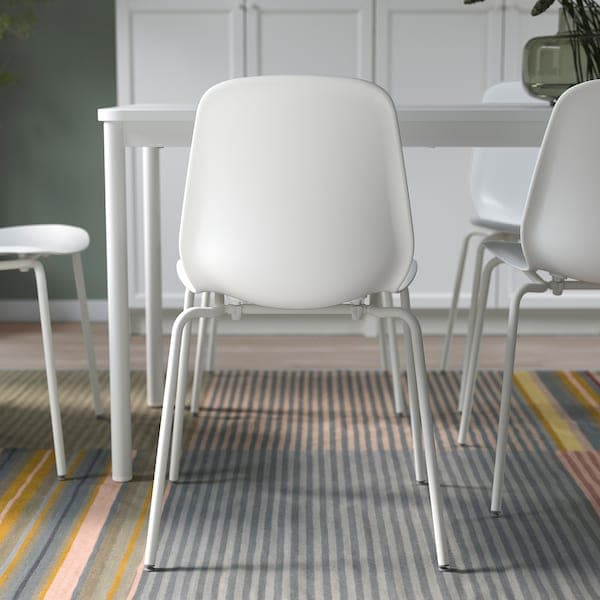 Ikea LIDÅS - Chair, white/Sefast white