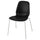 LIDÅS - LIDÅS Chair, black/Sefast white