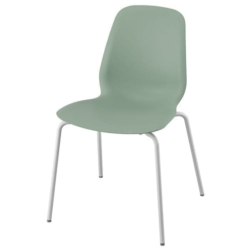 LIDÅS - Chair, green/Sefast white