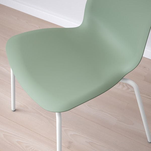 LIDÅS - Chair, green/Sefast white - best price from Maltashopper.com 89481406