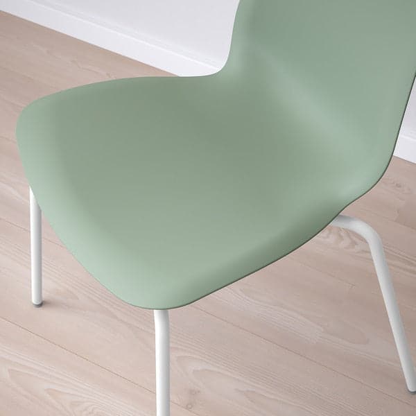 Ikea LIDÅS - Chair, green/Sefast white