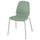 LIDÅS - LIDÅS Chair, green/Sefast chrome-plated