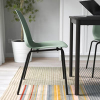 LIDÅS - Chair, green/Sefast black - best price from Maltashopper.com 49481413