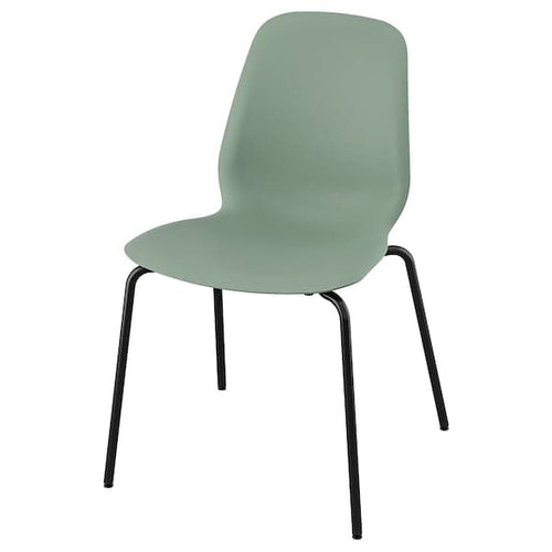 LIDÅS - Chair, green/Sefast black