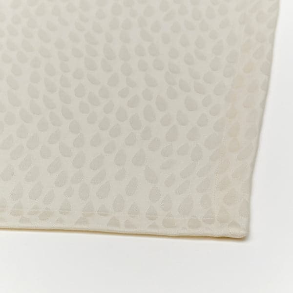 Ikea LIGUSTER - Tablecloth, patterned white, 145x240 cm