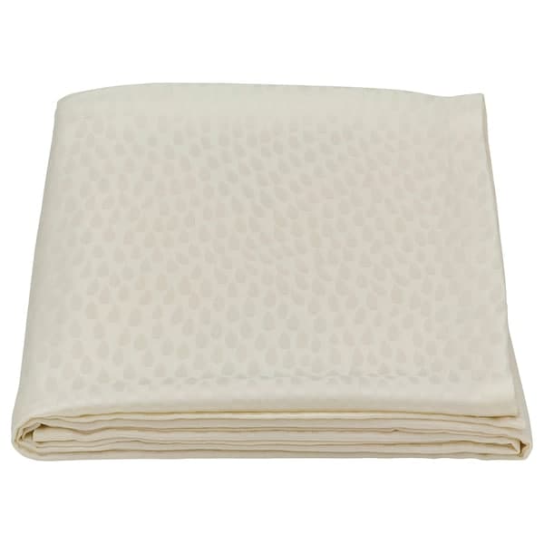 LIGUSTER - Tablecloth, patterned white, 145x240 cm - best price from Maltashopper.com 50568113