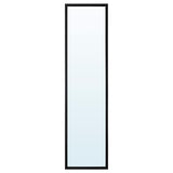 LILJETRÄD mirror, black, 30x115 cm