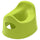 LILLA children's potty, green, 27x24 cm