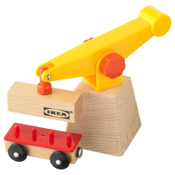 LILLABO - Crane and wagon set, 3 pieces , 3 pezzi