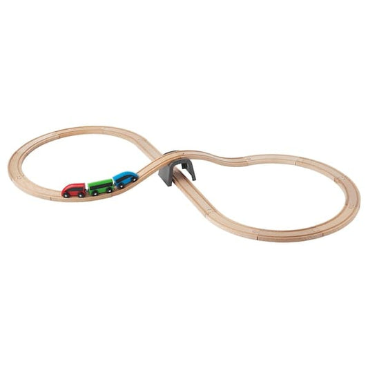 LILLABO - 20-piece basic train set, multicolour - best price from Maltashopper.com 00320054