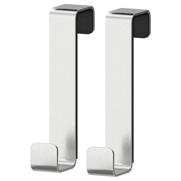 LILLÅNGEN Door Rack - stainless steel ,