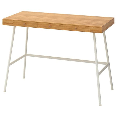 LILLÅSEN - Desk, bamboo, 102x49 cm