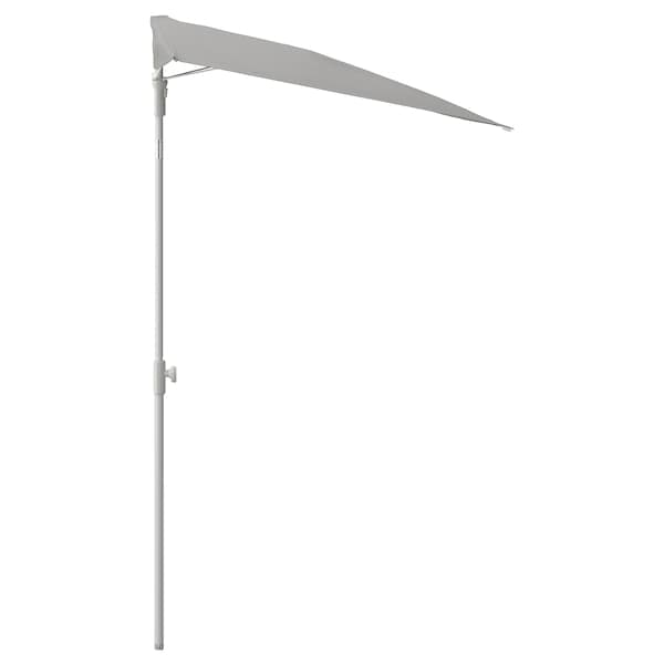 LILLEÖ - Parasol, grey, 150x100 cm