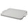 LILLHAVET - LILLHAVET Chopping board, light grey, 49x35 cm