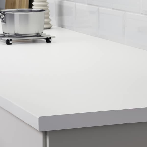 LILLTRÄSK - Worktop, white/laminate, 246x2.8 cm - best price from Maltashopper.com 90242721