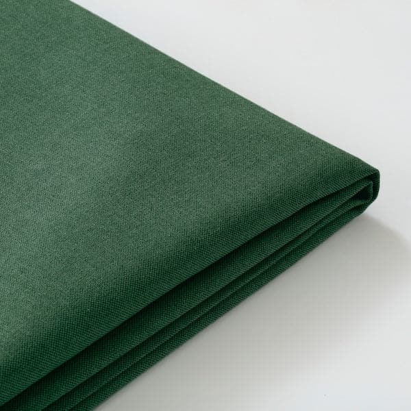 Ikea LINANÄS - Slipcover for 2-seater sofa, Vissle dark green ,