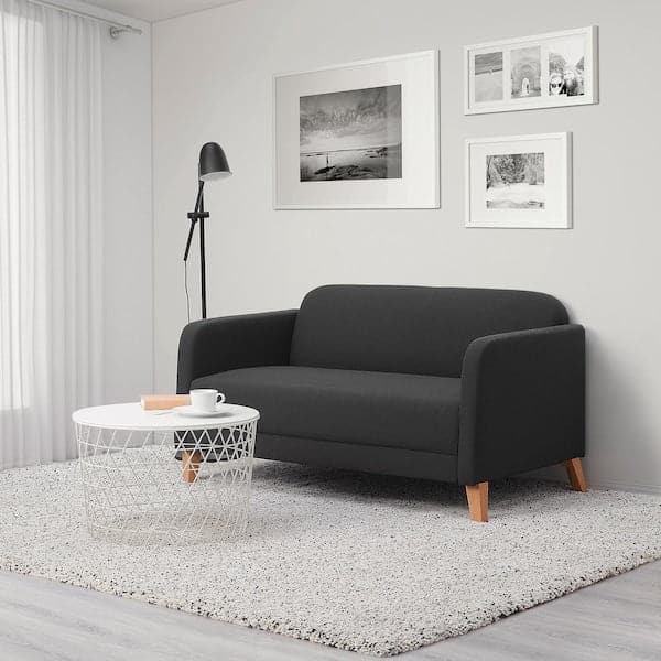 Ikea LINANÄS 2 seater sofa - Vissle dark grey ,