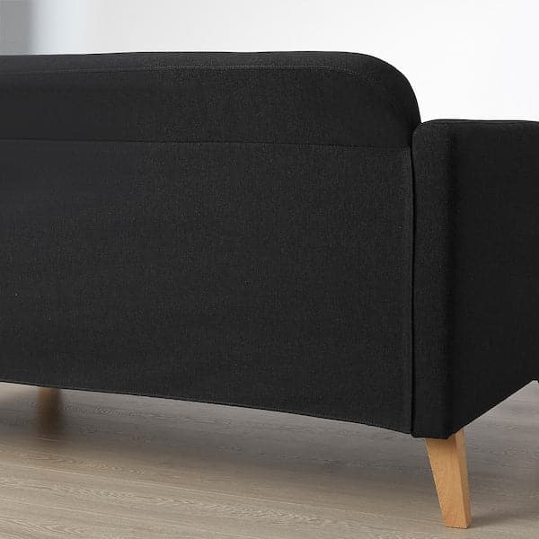 LINANÄS 3-seater sofa with chaise-longue/Vissle dark grey , - best price from Maltashopper.com 90512242
