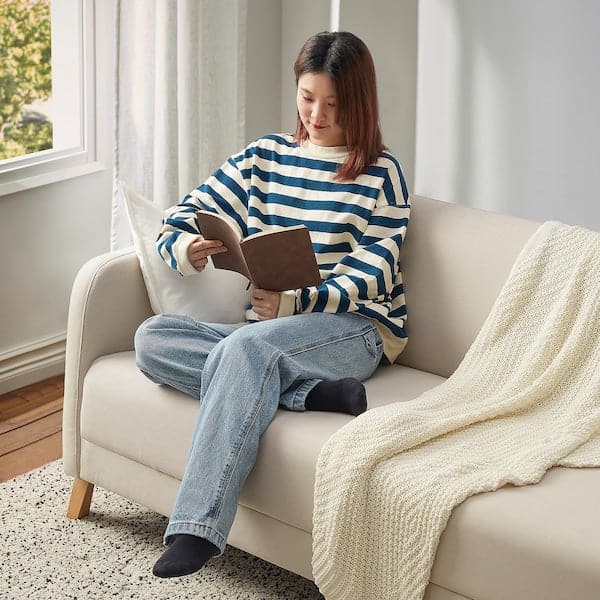 LINANÄS 3 seater sofa - Vissle beige , - best price from Maltashopper.com 10512236